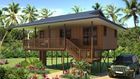 China new design Moistureproof Wooden House Bungalow / SAA Home Beach Bungalows factory